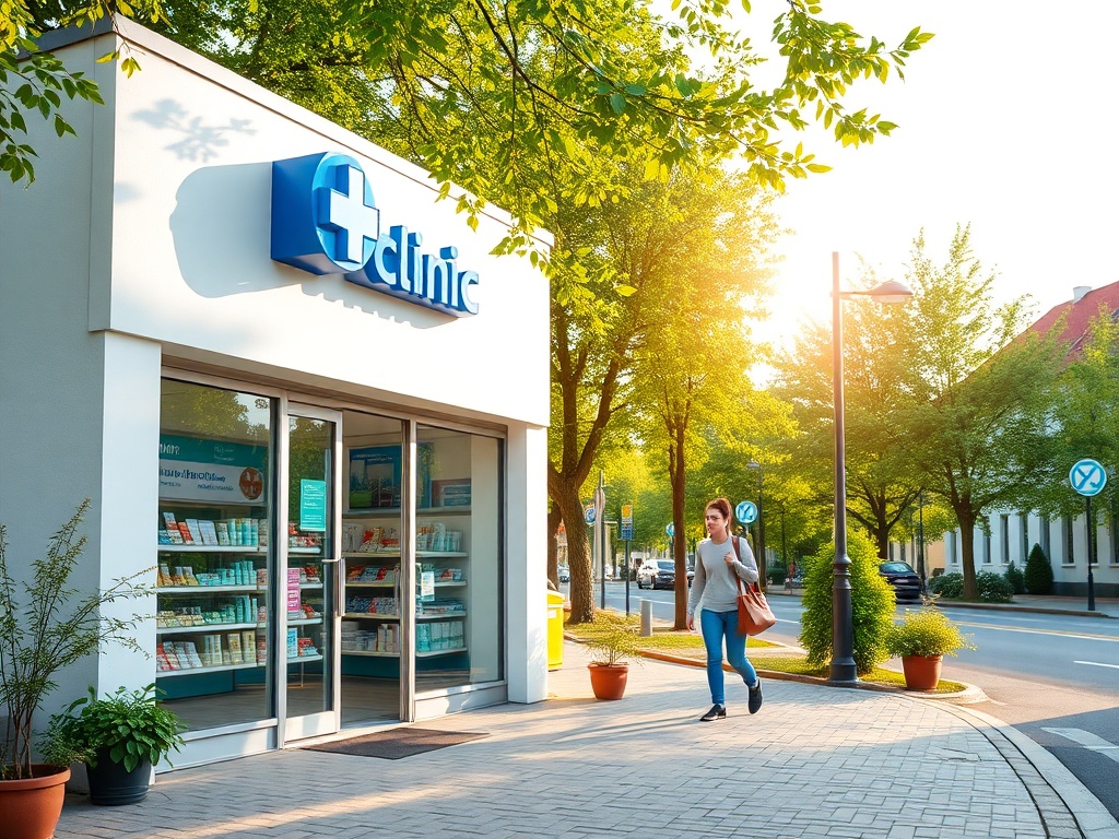 Ilustracja symbolizująca cyfrową rejestrację pacjentów w przychodni w Lublińcu